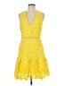 Alice + Olivia 100% Polyester Yellow Cocktail Dress Size M (estimated) - photo 1