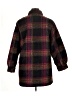 Zara Plaid Burgundy Coat Size XL - photo 2