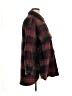 Zara Plaid Burgundy Coat Size XL - photo 4