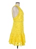 Alice + Olivia 100% Polyester Yellow Cocktail Dress Size M (estimated) - photo 4