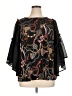 Robert Louis Black 3/4 Sleeve Blouse Size 1X - photo 1