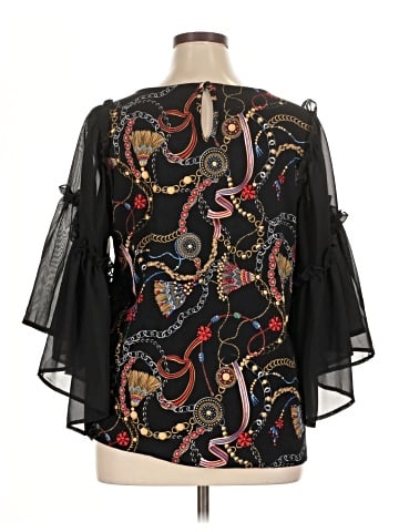Robert Louis 3/4 Sleeve Blouse (view 2)