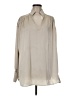 H&M 100% Polyester Ivory Long Sleeve Blouse Size M - photo 1
