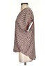 Max Studio 100% Polyester Burgundy Short Sleeve Blouse Size S - photo 5