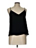 Aqua 100% Polyester Black Sleeveless Blouse Size L - photo 1