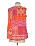 New Directions Orange Sleeveless Blouse Size S - photo 2