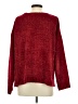 Jones New York 100% Polyester Solid Red Pullover Sweater Size S - photo 2