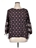 C established 1946 Black 3/4 Sleeve Blouse Size XL - photo 1