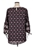 C established 1946 Black 3/4 Sleeve Blouse Size XL - photo 2