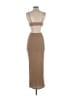Shein Tan Cocktail Dress Size 4 - photo 2