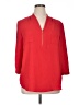 Jaclyn Smith Red 3/4 Sleeve Blouse Size XL - photo 1