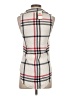 Stoosh 100% Rayon Ivory Sleeveless Button-Down Shirt Size XS - photo 2