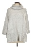 Ann Taylor LOFT Silver Turtleneck Sweater Size L - photo 1