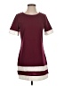 Shein Color Block Burgundy Casual Dress Size 4 - photo 1