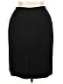 Kasper 100% Polyester Solid Black Formal Skirt Size 14 (petite) - photo 2