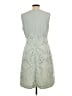 Reiss 100% Polyester Gray Green Cocktail Dress Size 10 - photo 2