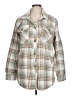Altar'd State 100% Polyester Plaid Ivory Jacket Size L - photo 1