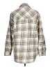 Altar'd State 100% Polyester Plaid Ivory Jacket Size L - photo 2
