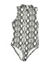 Caution to the Wind Silver Bodysuit Size S - photo 1