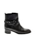 J.Crew 100% Leather Black Ankle Boots Size 8 1/2 - photo 1