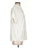 Point Sur 100% Viscose Ivory Short Sleeve Blouse Size XS - photo 4
