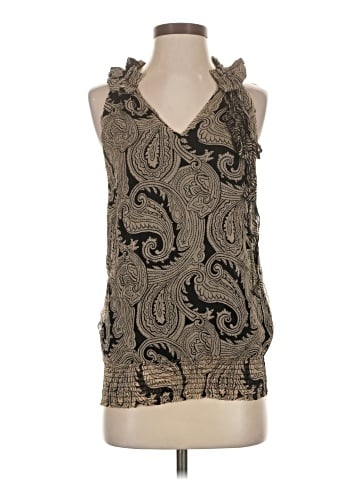 Elena Solano Sleeveless Silk Top (view 1)
