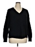 Jessica Simpson Solid Black Pullover Sweater Size XL - photo 1