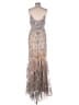 Mac Duggal 100% Polyester Silver Cocktail Dress Size 4 - photo 2