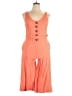 Taylor & Sage Solid Orange Romper Size XL - photo 1