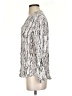 Soft Joie 100% Rayon Silver 3/4 Sleeve Blouse Size S - photo 5