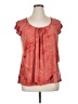 Roz & Ali Red Short Sleeve Blouse Size 1X - photo 1