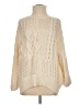 Athleta Ivory Turtleneck Sweater Size M - photo 1