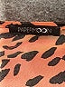 Papermoon 100% Polyester Animal Print Orange Short Sleeve Blouse Size L - photo 7