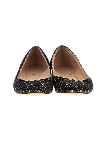 Chloé Suede Lauren floral studded ballet Flats (view 2)