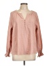 FRYE Pink Long Sleeve Blouse Size L - photo 1