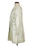 Moshita Metallic Silver Raincoat Size 12 - photo 5