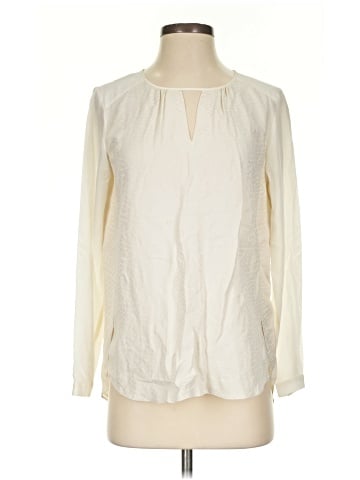 Rebecca Taylor Long Sleeve Silk Top (view 1)