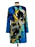 Style&Co Graphic Blue Casual Dress Size L - photo 2