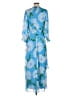 Taylor 100% Polyester Blue Cocktail Dress Size 3 - photo 2