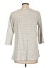 Downeast Gray 3/4 Sleeve Top Size L - photo 2