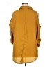 Mileage 100% Polyester Gold 3/4 Sleeve Blouse Size 1X - photo 2