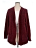 Seven7 100% Polyester Burgundy Cardigan Size XL - photo 1