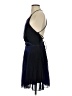 Poly USA 100% Polyester Metallic Blue Cocktail Dress Size S - photo 5