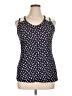 Pulse Blue Sleeveless Blouse Size XL - photo 1
