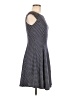Always Indigo Chevron-herringbone Gray Casual Dress Size M - photo 4