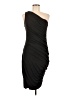 Patty Boutik Solid Black Cocktail Dress Size M - photo 1