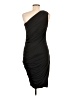 Patty Boutik Solid Black Cocktail Dress Size M - photo 2