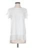 Neiman Marcus 100% Polyester White Short Sleeve Blouse Size S - photo 1