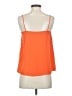 Uniqlo 100% Polyester Orange Sleeveless Blouse Size S - photo 2