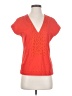 J.Crew 100% Cotton Orange Short Sleeve Top Size XXS - photo 1